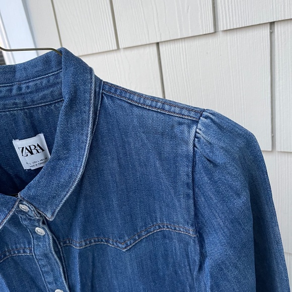 Zara Denim Dress - Picture 3 of 4